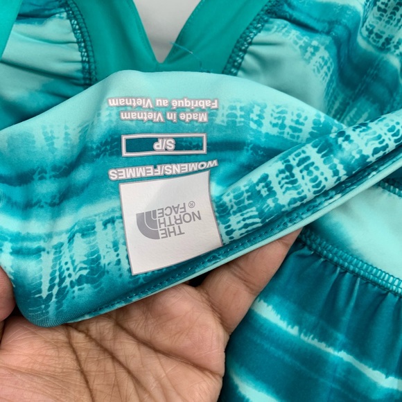 The North Face woman's Echo Lake athletic halter dress turquoise size small - Picture 6 of 7
